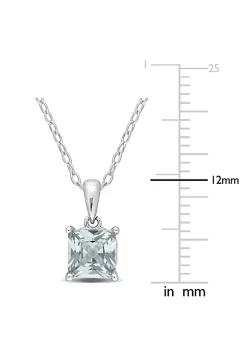 Brand new ๐ 1 ct. t.g.w. Synthetic Spinel (Aquamarine) Solitaire Pendant with Chain in Sterling Silver by Belk & Co. ๐งจ 7 Brand new ๐ 1 ct. t.g.w. Synthetic Spinel (Aquamarine) Solitaire Pendant with Chain in Sterling Silver by Belk & Co. ๐งจ -DealsBelk & Co. Store Belk 33516