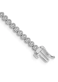 Budget 💯 1 ct. t.w. Diamond Tennis Bracelet in 14K Gold by Belk & Co. 🔔 -DealsBelk & Co. Store Belk 33551