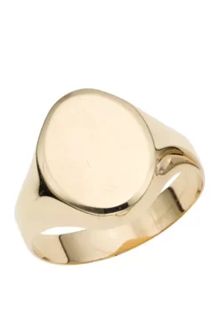 Buy 🌟 Polished Oval Ring in 14k Yellow Gold by Belk & Co. 🔔 -DealsBelk & Co. Store Belk 3358