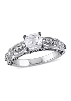 Cheapest 🥰 1.62 ct. t.w. Created White Sapphire and 1/10 ct. t.w. Diamond Accent Vintage Filigree Ring in 10K White Gold by Belk & Co. 🛒 11 Cheapest 🥰 1.62 ct. t.w. Created White Sapphire and 1/10 ct. t.w. Diamond Accent Vintage Filigree Ring in 10K White Gold by Belk & Co. 🛒 -DealsBelk & Co. Store Belk 33598