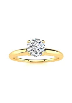 Buy 🧨 Lab Created 1/2 Carat Lab Grown Diamond Solitaire Ring In 14K White Gold by Belk & Co. ❤️ -DealsBelk & Co. Store Belk 33600