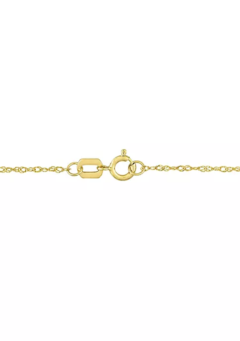 Best deal ❤️ 1.51 ct. t.g.w. White Topaz and Peridot Halo Triangle Necklace in 14K Yellow Gold by Belk & Co. 😍 4 Best deal ❤️ 1.51 ct. t.g.w. White Topaz and Peridot Halo Triangle Necklace in 14K Yellow Gold by Belk & Co. 😍 - Image 4