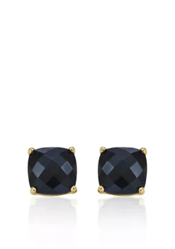 Best Sale 🌟 14k Yellow Gold 8mm Onyx Stud Earrings by Belk & Co. 🥰 -DealsBelk & Co. Store Belk 3361