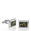 Buy 🌟 Men's Stainless Steel Camouflage Cufflinks by Belk & Co. ✨