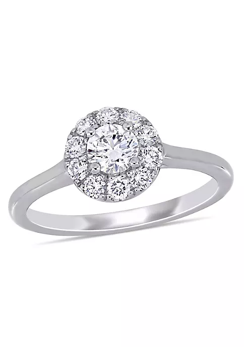 Coupon ๐ฏ 3/4 ct. t.g.w. Lab Created Diamond Halo Engagement Ring in 14K White Gold by Belk & Co. ๐งจ 1 Coupon ๐ฏ 3/4 ct. t.g.w. Lab Created Diamond Halo Engagement Ring in 14K White Gold by Belk & Co. ๐งจ