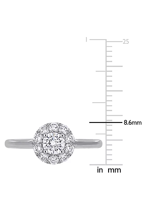 Coupon ๐ฏ 3/4 ct. t.g.w. Lab Created Diamond Halo Engagement Ring in 14K White Gold by Belk & Co. ๐งจ 3 Coupon ๐ฏ 3/4 ct. t.g.w. Lab Created Diamond Halo Engagement Ring in 14K White Gold by Belk & Co. ๐งจ - Image 3