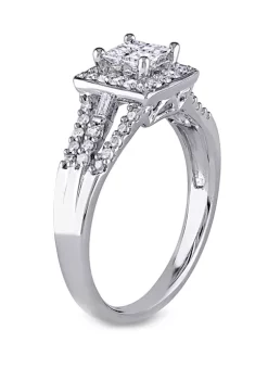 Brand new 🤩 1/2 ct. t.w. Diamond Princess Cut Engagement Ring by Belk & Co. ⭐ 4 Brand new 🤩 1/2 ct. t.w. Diamond Princess Cut Engagement Ring by Belk & Co. ⭐ -DealsBelk & Co. Store Belk 33763