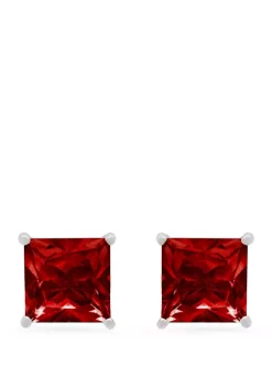 Budget 💯 3 ct. t.w. Garnet Stud Earrings by Belk & Co. 🔥 -DealsBelk & Co. Store Belk 33821