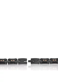 Wholesale 🛒 Men's Stainless Steel and Ceramic Bracelet by Belk & Co. 🧨 -DealsBelk & Co. Store Belk 33880