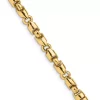Hot Sale 🔔 Mens 14K Yellow Gold 5 Millimeter Hand-Polished Fancy Link Bracelet by Belk & Co. 🎁
