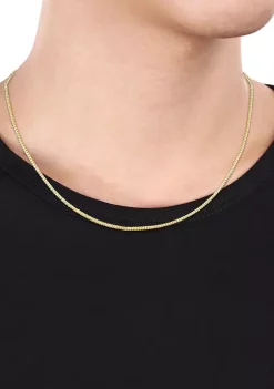 Flash Sale 🔔 20 Inch Franco Link Necklace in 10K Yellow Gold by Belk & Co. ❤️ -DealsBelk & Co. Store Belk 33955