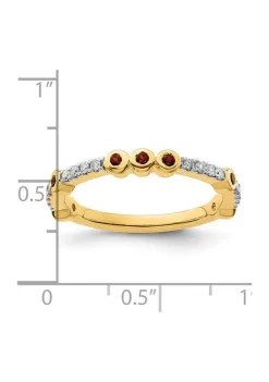Deals ๐ 1/6 ct. t.w. Garnet and 1/10 ct. t.w. Diamond Stackable Expressions Ring in 14K Gold by Belk & Co. ๐งจ 8 Deals ๐ 1/6 ct. t.w. Garnet and 1/10 ct. t.w. Diamond Stackable Expressions Ring in 14K Gold by Belk & Co. ๐งจ -DealsBelk & Co. Store Belk 33970