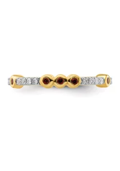 Deals ๐ 1/6 ct. t.w. Garnet and 1/10 ct. t.w. Diamond Stackable Expressions Ring in 14K Gold by Belk & Co. ๐งจ 10 Deals ๐ 1/6 ct. t.w. Garnet and 1/10 ct. t.w. Diamond Stackable Expressions Ring in 14K Gold by Belk & Co. ๐งจ -DealsBelk & Co. Store Belk 33972