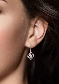 Cheapest ✨ 1 ct. t.w. Created Moissanite Floral Earrings in Sterling Silver by Belk & Co. 😀 -DealsBelk & Co. Store Belk 33998