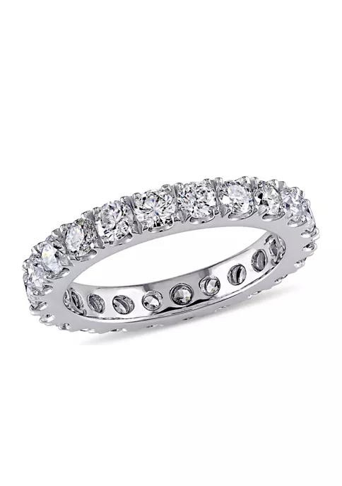 Top 10 🥰 2 ct. t.w. Diamond Full Eternity Band in 14K White Gold by Belk & Co. 👍 5 Top 10 🥰 2 ct. t.w. Diamond Full Eternity Band in 14K White Gold by Belk & Co. 👍 - Image 5