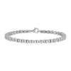 Best Pirce 🔥 1/2 ct. t.w. Diamond Tennis Bracelet in Rhodium Plated Sterling Silver by Belk & Co. 🧨