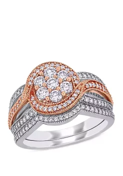 Coupon ๐ 1.0 ct. t.w. Diamond Bridal Set in 14k White and Rose Gold by Belk & Co. ๐ 7 Coupon ๐ 1.0 ct. t.w. Diamond Bridal Set in 14k White and Rose Gold by Belk & Co. ๐ -DealsBelk & Co. Store Belk 34101