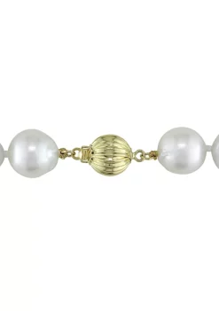 Brand new 😉 10-12 MM Semi-Round White South Sea Pearl Strand Necklace with 14k Yellow Gold Clasp by Belk & Co. 👍 9 Brand new 😉 10-12 MM Semi-Round White South Sea Pearl Strand Necklace with 14k Yellow Gold Clasp by Belk & Co. 👍 -DealsBelk & Co. Store Belk 34108