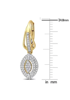 Wholesale โ๏ธ 1/2 ct. t.w. Diamond Double Halo Marquise Cluster Drop Leverback Earrings in 10K Yellow Gold by Belk & Co. ๐ 7 Wholesale โ๏ธ 1/2 ct. t.w. Diamond Double Halo Marquise Cluster Drop Leverback Earrings in 10K Yellow Gold by Belk & Co. ๐ -DealsBelk & Co. Store Belk 34137