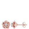 Wholesale 🔥 Diamond Floral Stud Earrings i by Belk & Co. 👏