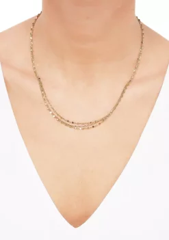 Outlet 🥰 3 Strand Twist Mirror with Sparkle Forzatina Necklace by Belk & Co. 🛒 -DealsBelk & Co. Store Belk 34208