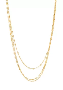 Outlet 🥰 3 Strand Twist Mirror with Sparkle Forzatina Necklace by Belk & Co. 🛒 -DealsBelk & Co. Store Belk 34209