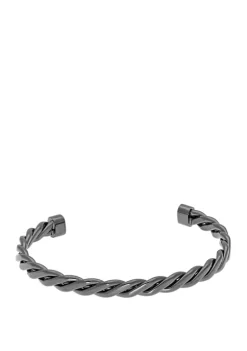 Top 10 🥰 Stainless Steel Cuff Bangle with Black Ion Plating by Belk & Co. 🥰