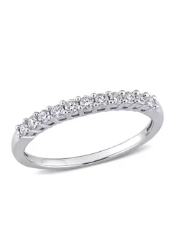 Best deal 🎉 1/3 ct. t.w. Diamond Anniversary Band in 14K White Gold by Belk & Co. 😉