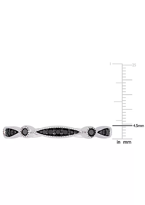 Promo ๐ 1/4 ct. t.w. Black Diamond Eternity Band in 10K White Gold by Belk & Co. ๐ 3 Promo ๐ 1/4 ct. t.w. Black Diamond Eternity Band in 10K White Gold by Belk & Co. ๐ - Image 3