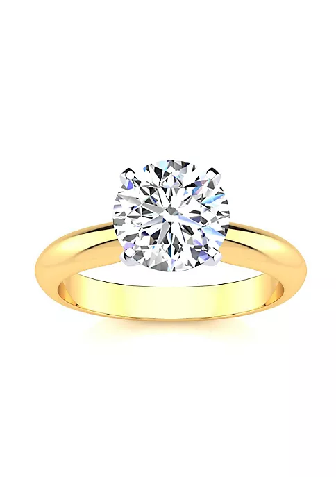 Budget 🔔 Lab Created 2 Carat Lab Grown Diamond Solitaire Ring In 14K White Gold by Belk & Co. 🥰 5 Budget 🔔 Lab Created 2 Carat Lab Grown Diamond Solitaire Ring In 14K White Gold by Belk & Co. 🥰 - Image 5