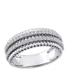 Hot Sale ❤️ 1/2 ct. t.w. Diamond Double Row Eternity Ring in 14K White Gold by Belk & Co. 👏