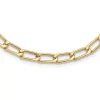 Buy 🔥 14K Yellow Gold Polished Hollow Fancy Link Necklace by Belk & Co. 🧨