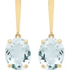 Outlet 🤩 5 ct. t.w. Aquamarine Drop Earrings by Belk & Co. 👏