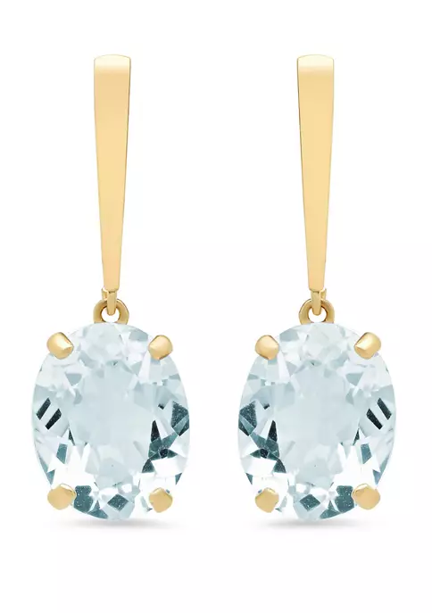 Outlet ๐คฉ 5 ct. t.w. Aquamarine Drop Earrings by Belk & Co. ๐ 3 Outlet ๐คฉ 5 ct. t.w. Aquamarine Drop Earrings by Belk & Co. ๐ - Image 3