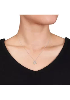 Deals 😉 1/6 ct. t.w. Diamond "Star of David" Pendant with Chain in 10K White Gold by Belk & Co. ❤️ -DealsBelk & Co. Store Belk 34590