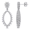 Cheap 🔔 2.25 ct. t.w. Created Moissanite Dangle Drop Earrings in Sterling Silver by Belk & Co. ⭐
