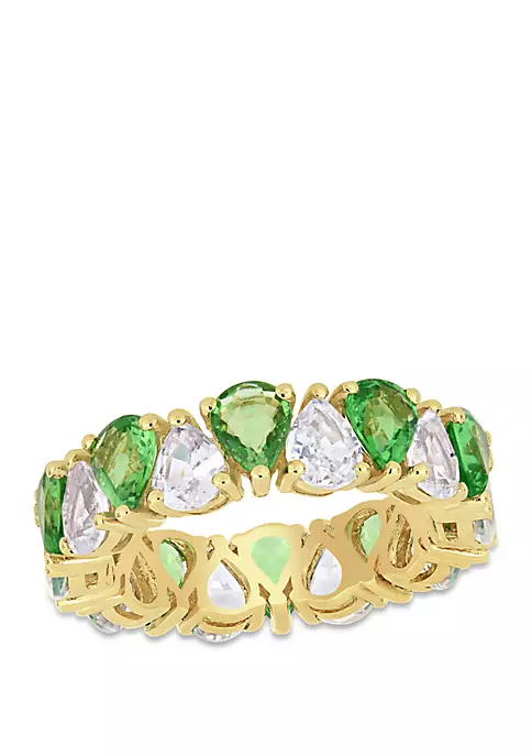 Best Sale ๐ 7.8 ct. t.w. Tsavorite and White Sapphire Eternity Ring in 14K Yellow Gold by Belk & Co. โค๏ธ 1 Best Sale ๐ 7.8 ct. t.w. Tsavorite and White Sapphire Eternity Ring in 14K Yellow Gold by Belk & Co. โค๏ธ
