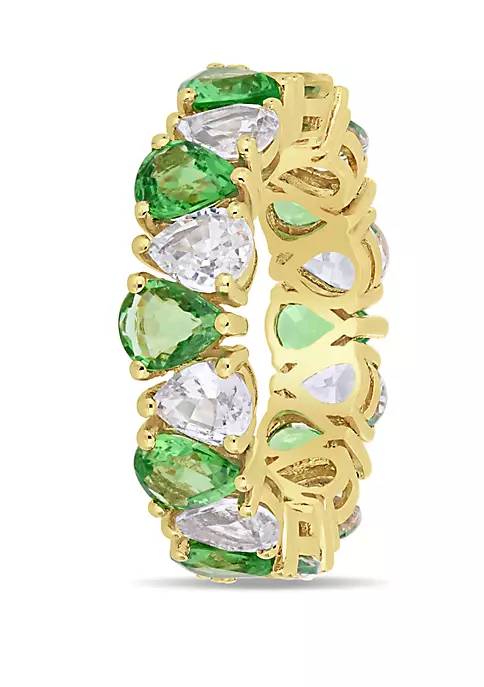 Best Sale ๐ 7.8 ct. t.w. Tsavorite and White Sapphire Eternity Ring in 14K Yellow Gold by Belk & Co. โค๏ธ 2 Best Sale ๐ 7.8 ct. t.w. Tsavorite and White Sapphire Eternity Ring in 14K Yellow Gold by Belk & Co. โค๏ธ - Image 2