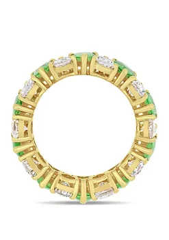 Best Sale ๐ 7.8 ct. t.w. Tsavorite and White Sapphire Eternity Ring in 14K Yellow Gold by Belk & Co. โค๏ธ 6 Best Sale ๐ 7.8 ct. t.w. Tsavorite and White Sapphire Eternity Ring in 14K Yellow Gold by Belk & Co. โค๏ธ -DealsBelk & Co. Store Belk 34774