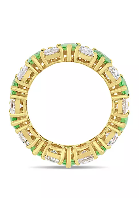 Best Sale ๐ 7.8 ct. t.w. Tsavorite and White Sapphire Eternity Ring in 14K Yellow Gold by Belk & Co. โค๏ธ 3 Best Sale ๐ 7.8 ct. t.w. Tsavorite and White Sapphire Eternity Ring in 14K Yellow Gold by Belk & Co. โค๏ธ - Image 3