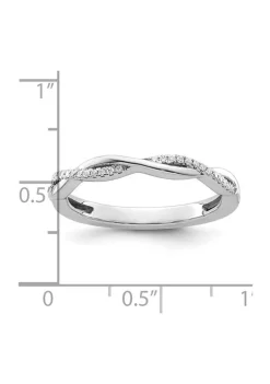 Outlet 🔥 0.084 ct. t.w. Diamonds Stackable Expressions Twist Ring in 14K Gold by Belk & Co. 💯 -DealsBelk & Co. Store Belk 34831