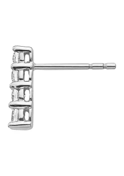 Best Pirce ⌛ 1/2 ct. t.w. Lab Grown Diamond Earrings in 14K White Gold by Belk & Co. 🤩 -DealsBelk & Co. Store Belk 34840