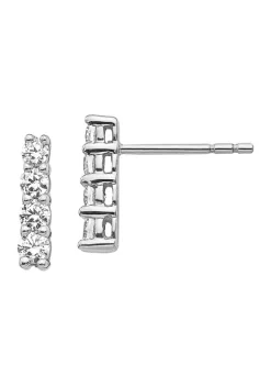 Best Pirce ⌛ 1/2 ct. t.w. Lab Grown Diamond Earrings in 14K White Gold by Belk & Co. 🤩 -DealsBelk & Co. Store Belk 34841
