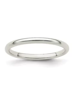 Brand new 🥰 Sterling Silver Half-Round Band by Belk & Co. 🔔 -DealsBelk & Co. Store Belk 3487