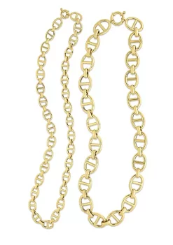 Top 10 🔥 14 Karat Yellow Gold Flat Mariner Necklace by Belk & Co. ⌛ -DealsBelk & Co. Store Belk 35004