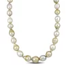 Wholesale 🛒 12-16MM Off-Round Golden South Sea Cultured Pearl Necklace with 14K Yellow Gold Diamond Ball Clasp by Belk & Co. ✨