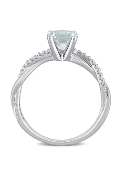 Promo 😍 1 ct. t.g.w. Aquamarine and 1/6 ct. t.w. Diamond Solitaire Ring in 14K White Gold by Belk & Co. 🎁 9 Promo 😍 1 ct. t.g.w. Aquamarine and 1/6 ct. t.w. Diamond Solitaire Ring in 14K White Gold by Belk & Co. 🎁 -DealsBelk & Co. Store Belk 35024