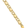 Hot Sale 💯 14K Yellow Gold Double Link with Hearts Charm 7 Inch Bracelet by Belk & Co. ⭐