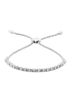 Wholesale ✨ 1/4 ct. t.w. Diamond Bracelet in Sterling Silver by Belk & Co. ✔️