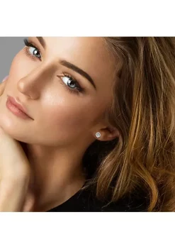 Cheap 👍 3.3 CT TGW Aquamarine Post Earrings Silver by Belk & Co. 🔔 -DealsBelk & Co. Store Belk 35107